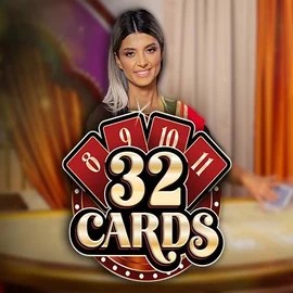 32 Cards slot icon by Ezugi, available at Maneki Spins Casino