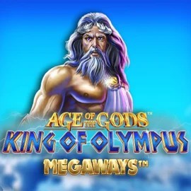 Age Of The Gods: King of Olympus Megaways game by Origins – logo hosted on Maneki Spins Casino