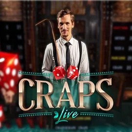 Live Craps slot icon by Evolution, available at Maneki Spins Casino