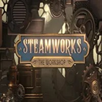 Steamworks The Workshop by Peter & Sons, showcased at manekispins.com – game logo