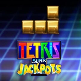 Tetris Super Jackpots slot logo by WMS at Maneki Spins Casino