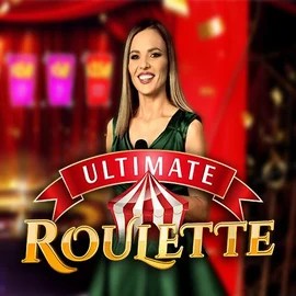 Ultimate Roulette by Ezugi, showcased at manekispins.com – game logo